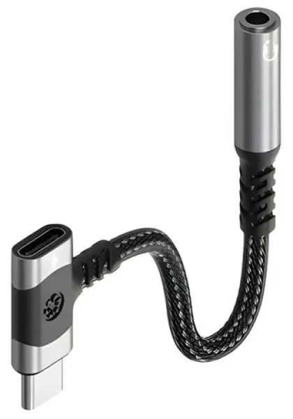 PremiumCord Redukcia USB-C na 3,5 mm jack / Redukcia / DAC chip / USB-C nabíjanie / 12,5 cm (8592220027261)