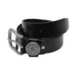 Bushman Kožený opasok Bottle Belt III, čierny 105