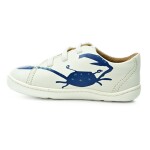 Camper Sella Houston Crabs White Natural (80212-119) detské celoročné nízke barefoot topánky 26 EUR