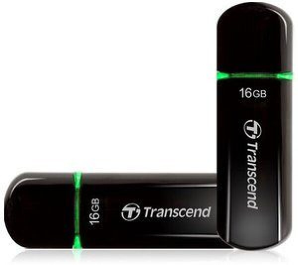 Transcend JetFlash V600 4GB čierno-zelený / Flash Disk / USB 2.0 (TS4GJF600)