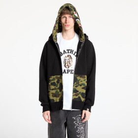 Mikina A BATHING APE 1St Camo Shark Full Zip Double Hoodie UNISEX Black S