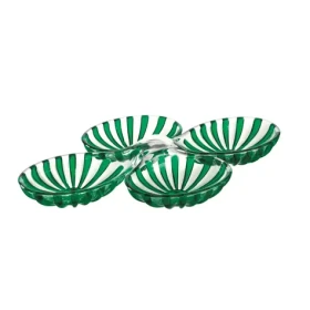 Guzzini Dolce VITA zelená / Miska na predjedlá / súprava 2 ks / bioplast / 35x22x5, 5 cm (12690069)