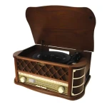 Sencor STT 016 / Gramofón / USB / CD / MP3 / FM / 2x 3W (8590669108480)