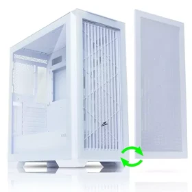Evolveo Ptero Q2 biela / ATX / 2x USB 2.0 + 1x USB 3.0 / bez zdroja / priehľadná bočnica (CAE ptero Q2W)