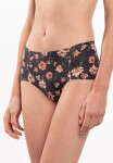 Lama Laser Cut L-POL 5027 MD-N Midi nohavičky S-2XL black-flowers XL