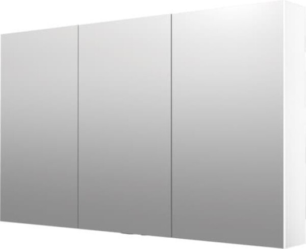 Zrkadlová skrinka Naturel 120x72 cm lamino biela lesklá GALCA1120BL GALCA1120BL