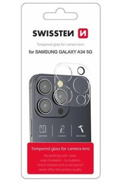 Swissten Ochranné sklo šošoviek fotoaparátu pre Samsung Galaxy A34 5G (94500212)