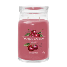 Yankee Candle Signature Black Cherry veľký pohár 567g / doba horenia až: 90h (5038581125015)