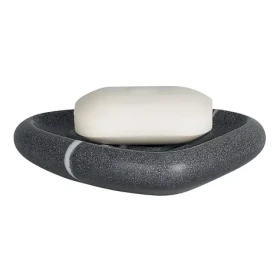 Spirella ETNA mydlenka sivá / polyresin / kamenný vzhľad (7610583136404)