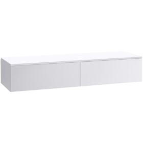 CERANO - Kúpeľňová skrinka pre umývadlá na dosku Noira - biela matná - 150x28x48 CER-8050BD7615