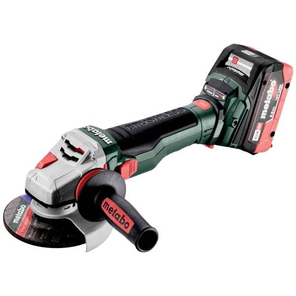 Metabo WB 18 LTX BL 15-125 Quick 601730660 akumulátorová úhlová brúska 125 mm, bez kefiek, vr. 2x aku, vr. nabíjačky, + púzdro, 18 V, 5.5 Ah; 601730660