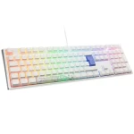 Ducky One 3 Classic Cherry MX-Brown biela / herná klávesnica / podsvietená / mechanická / drôtová USB-C / DE (DKON2108ST-BDEPDPWWWSC1)