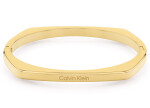 Calvin Klein Pozlátený pevný náramok z ocele Bold Metals 35000556 6,8 cm