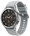 SAMSUNG Galaxy Watch 4 Classic (46 mm) strieborná / Chytré hodinky / AMOLED / Wi-Fi / Bluetooth / NFC / GPS / Wear OS (SM-R890NZSAEUE)