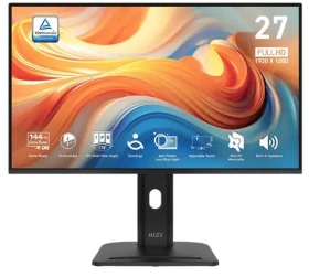 27" MSI PRE MP275PG E14 čierna / FHD / IPS / 16:9 / 1ms / 1500:1 / 300cd-m2 / HDMI + DP / VESA (PRO MP275PG E14)