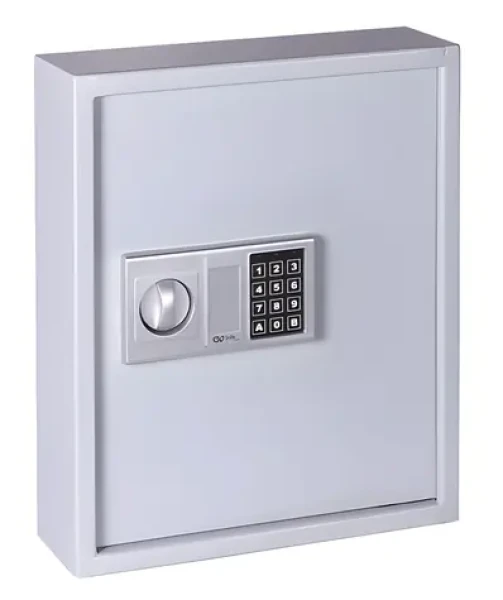 Olympia GOsafe 50B šedá / Skrinka na kľúče / 71 háčikov / kódový zámok + kľúč / nástenná montáž (7135)