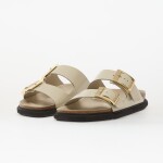 Tenisky Birkenstock Arizona Droplet Buckle Natural Leather Patent Women High-Shine Ecru EUR 36