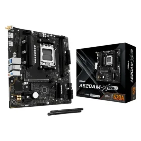 ASRock A620AM-X WIFI/ AMD A620A/2xDDR5/ 4X SATA III/USB/GLAN/M.2/sc. AM5 / mATX (90-MXBSU0-A0UAYZ)