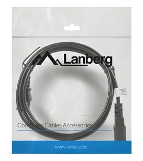 Lanberg predlžovací napájací kábel C13-C14 / 1.8 m / čierna (CA-C13E-11CC-0018-BK)