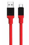 Tactical Fat Man Cable USB-A/USB-C 1m červená (8596311227882)