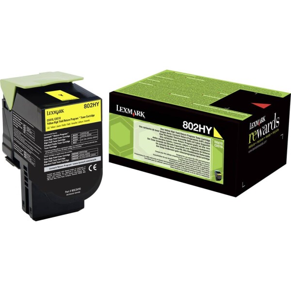 Lexmark 80C2HY0 Yellow Originál (80C2HY0)