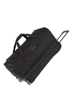 Cestovná taška na kolieskach Travelite Basics Wheeled duffle L Black/orange