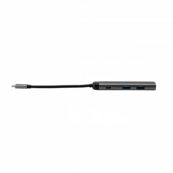 Verbatim 49140 sivá / Dokovacia stanica / USB-C / 2x USB-A 3.0 / 1x USB-C / HDMI 4K (49140)