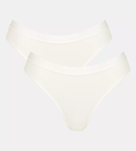Dámske nohavičky GO Casual High leg 2P - WHITE - SLOGGI WHITE - SLOGGI WHITE XL
