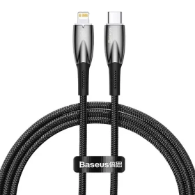 Baseus CADH000001 Kábel USB-C (M) - Lightning (M) 1 m čierna / 20W (CADH000001)