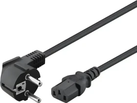 Goobay Napájací kábel IEC C13 čierna / Napájací kábel / 5 m / 3-vodič / 1 mm2 (93119)