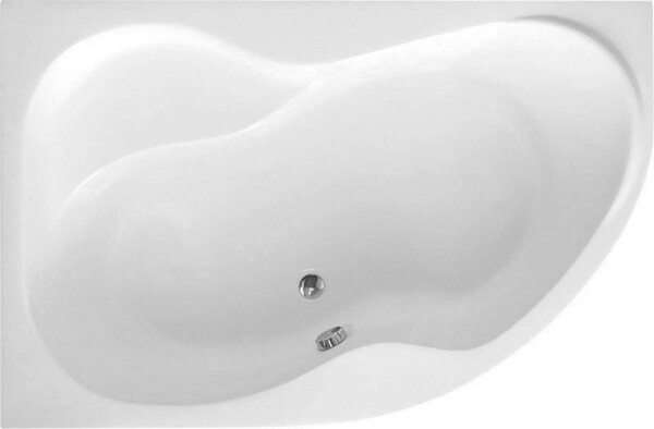 AQUALINE - CIDLINA vaňa 160x105x45cm, ľavá, biela G3615