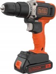 Black&Decker Black&Decker Akku-Schlagbohrschr. 18V 1.5Ah BCD003C1