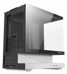 DarkFlash F1 biela / Počítačová skriňa / Midi Tower / M-ATX + ITX / 6× ARGB ventilátor / Tvrdené sklo (F1 White + 6 fans)