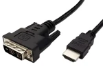 OEM kábel DVI-D(M) - HDMI(M) / Kábel / 3 m / Pozlátené konektory / čierny (11.99.5532)