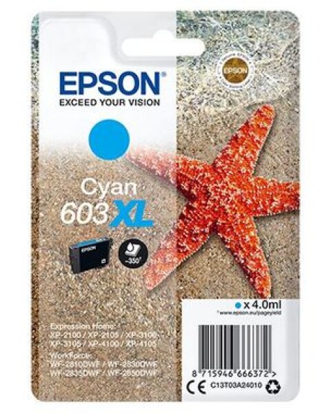 Epson 603XL Cyan (C13T03A24010)