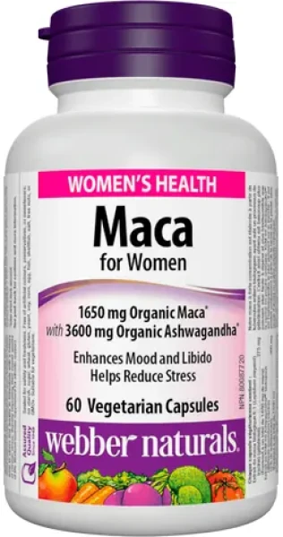 Webber Naturals Maca pre ženy 60 kapsúl (10721)