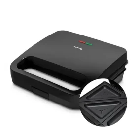 Huslog HUS1074 čierna / Sendvičovač / 800 W / 2 sendviče / nepriľnavé dosky / cool-touch madlo (OWN000152)