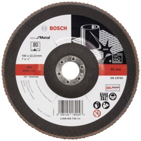 Bosch Accessories 2608606739 X571 vejárovitý brúsny kotúč Priemer 180 mm Ø otvoru 22.33 mm ocel 1 ks; 2608606739