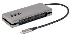 StarTech USB-C Hub 4 porty sivá / 10 Gbps / 3x USB-C / 1x USB-A (HB31CM1A3CB)