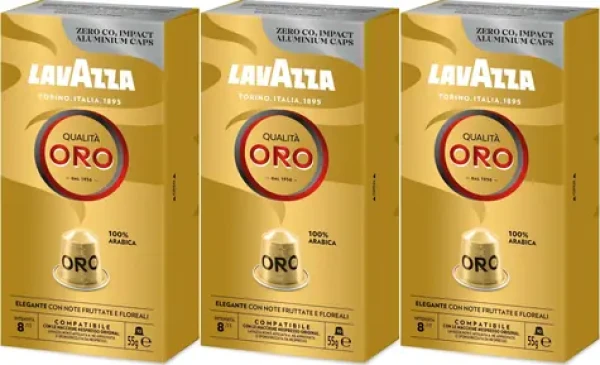 Lavazza Qualita Oro Nespresso / Kapsulová káva / 3x 10 ks