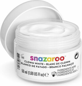 SNAZAROO Farba na tvár Klaunská biela 50ml