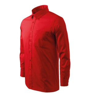 Štýl LS pánska košeľa červená 3XL