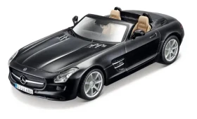 Bburago Mercedes - Benz SLS AMG Roadster čierna metalíza 1:32