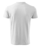 Tričko s výstrihom do V unisex biele L