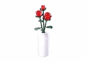 Sluban Flowers M38-B1101-04 Červená ruža vo váze