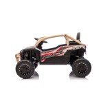 Mamido Detské elektrické autíčko Buggy Kawasaki TERYX KRX1000 24V béžové