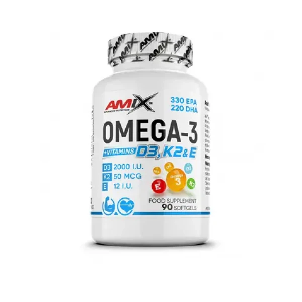Amix Omega 3 D3+ K2+E 90 cps (18086)