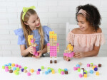 Mamido Farebné kocky Cube Pink Meli 100 dielov ZA5667