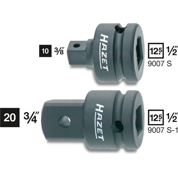 Hazet HAZET 9007S-1 adaptér zástrčného kľúča Pohon (skrutkovač) 1/2 (12.5 mm) Typ zakončenia 3/4 (20 mm) 49 mm 1 ks; 9007S-1