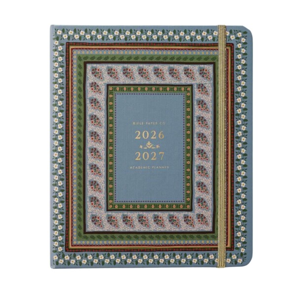 Rifle Paper Co. Akademický diár na 17 mesiacov 2026/2027 Paisley Stripe